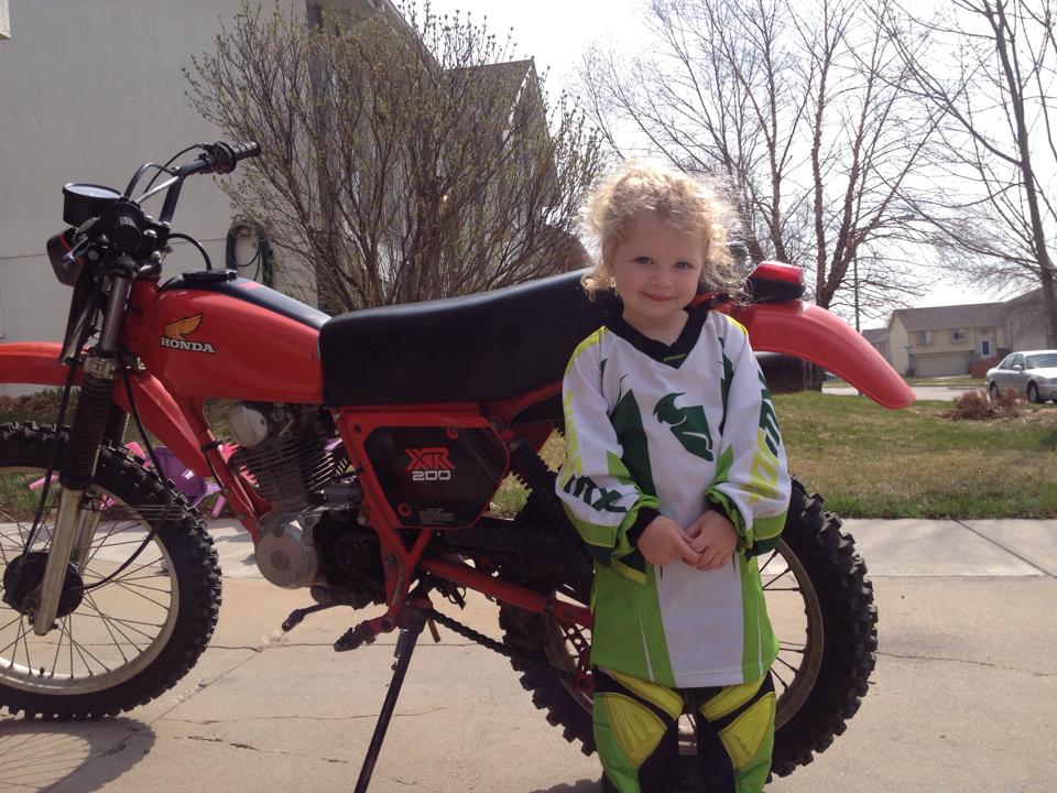 Harper and the Dirt Bike